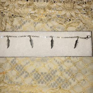 Feather anklet